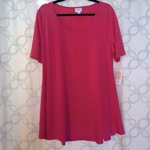 LuLaRoe Bright Fuchsia Perfect Tee